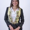 Черно официално сако с българска шевица и пафти - Image 2